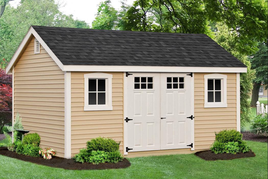 Classic Vinyl Cape Cod Shed Lancaster Barns 8379